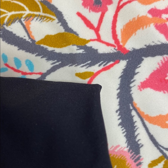 Free Country Tankini Top Pink and Aqua Floral Beach Swim Vacation Size Small - Picture 10 of 10